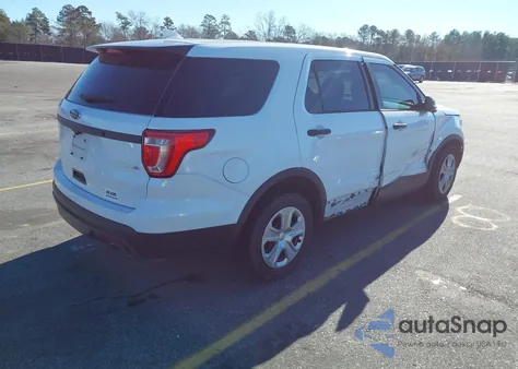 2016 Ford Utility Police Interceptor из США, поврежденный, VIN 1FM5K8AR5GGD31259